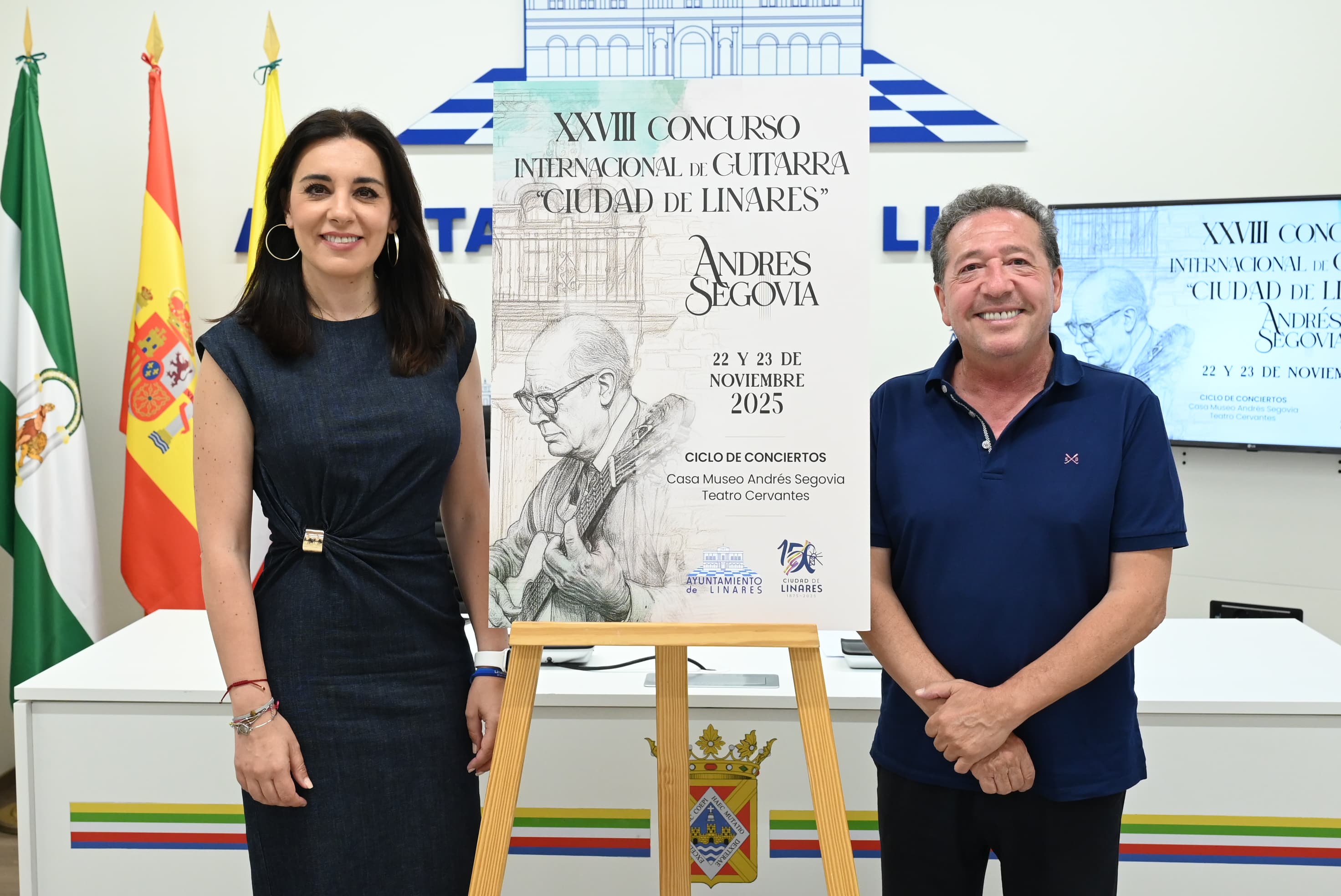 El Área de Cultura presenta el XXVIII Concurso Internacional de Guitarra Ciudad de #Linares ‘Andrés Segovia’, que aumenta la dotación de sus premios.