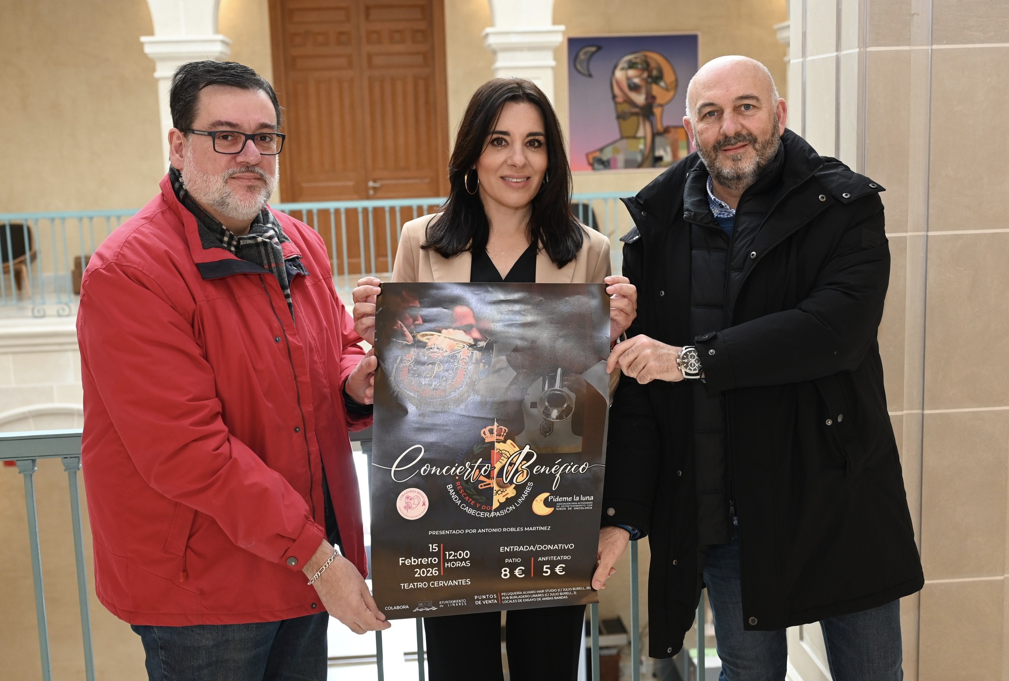 Imagen de Cultura respalda el concierto benéfico de la Banda del Rescate y la Agrupación Musical La Pasión en el Teatro Cervantes