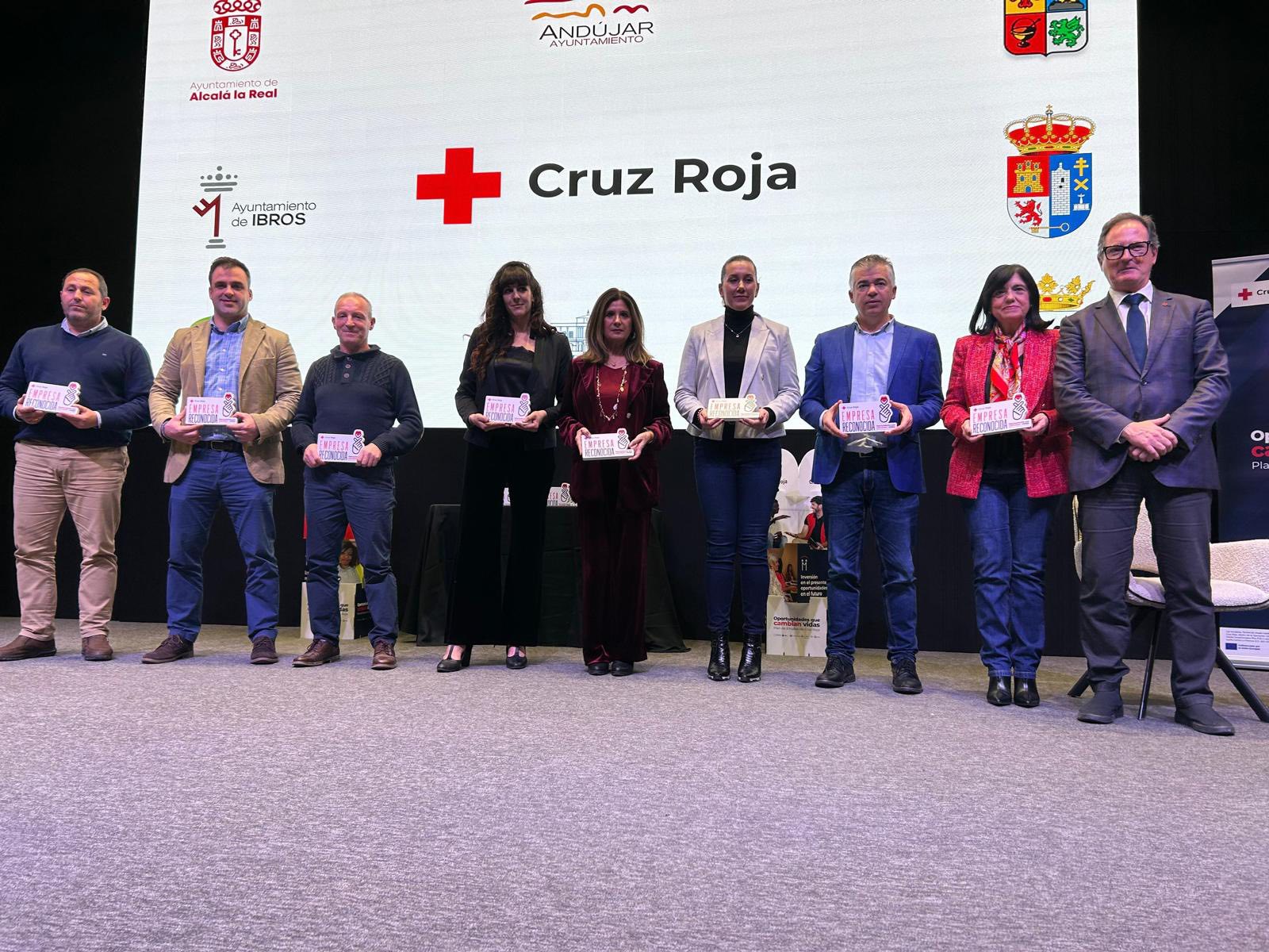 Imagen de Cruz Roja reconoce en Jaén el compromiso de empresas e instituciones con la empleabilidad