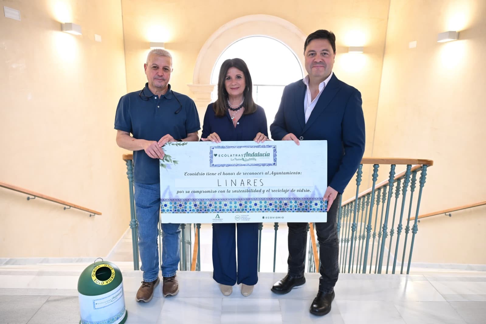 Linares, reconocida por Ecovidrio por su compromiso con el reciclaje en la campaña ‘La Pasión Sostenible