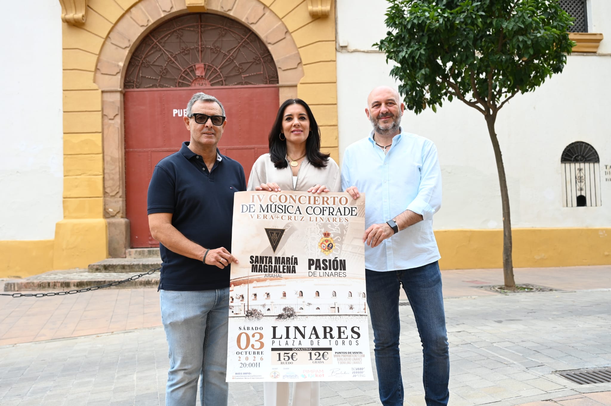 Imagen de La Vera+Cruz reunirá a Santa María Magdalena de Arahal y Pasión de Linares en su IV Concierto de Música Cofrade
